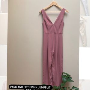 Park and Fifth Pink Jumpsuit